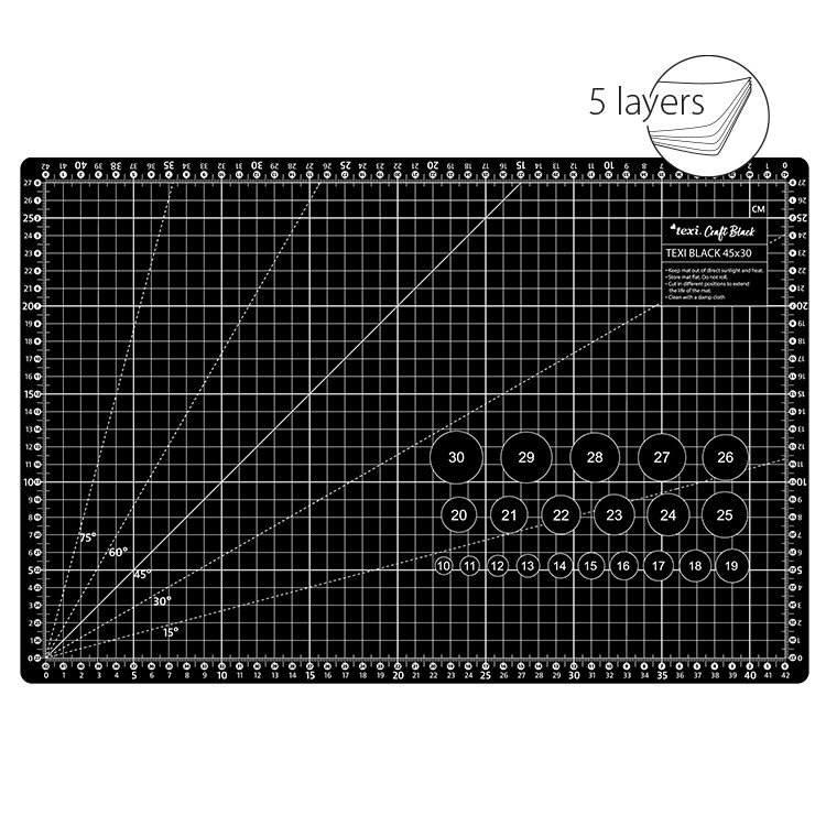 Texi Black 45X30