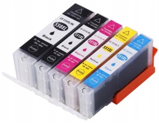 Tusze Zamienne Canon Pgi-550 Cli-551 Do Pixma Ip7250 Ix6850