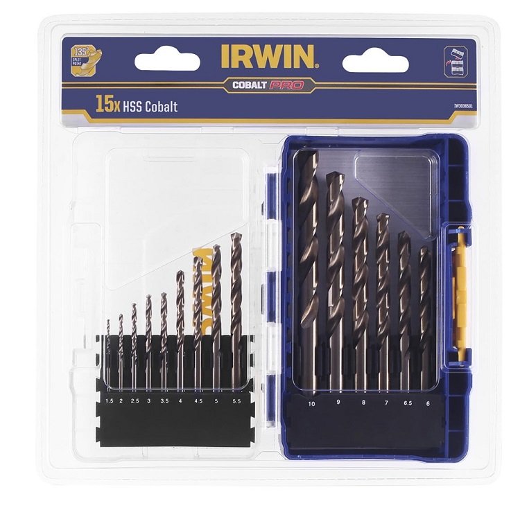 Zestaw 15 Szt Wierteł Hss Cobalt