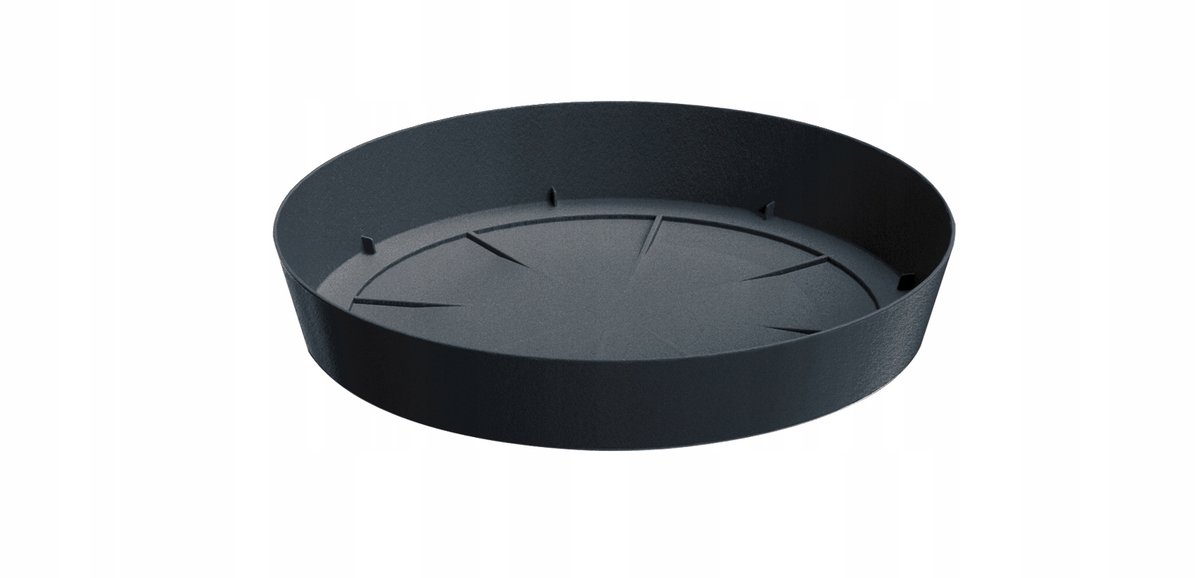Prosperplast LOFLY miska pod doniczkę 19x3,1cm, antracyt PPLFC190