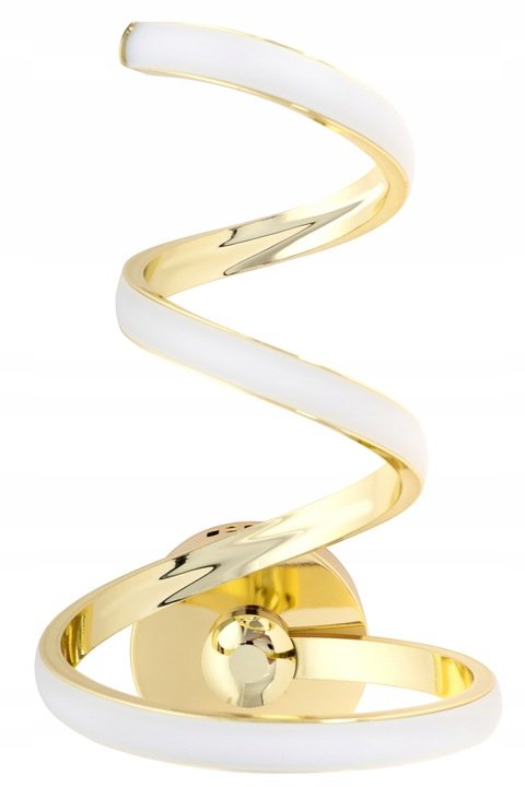 Lampa Ścienna Kinkiet Spring Up Gold Led Złoty