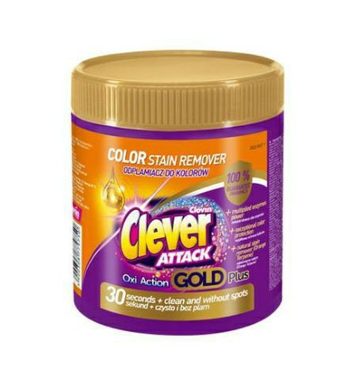 Clovin Clever Attack Gold Plus Odplamiacz Do Koloru 730g CLO000424