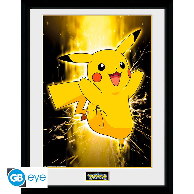 Plakat w ramce, Pikachu POKEMON