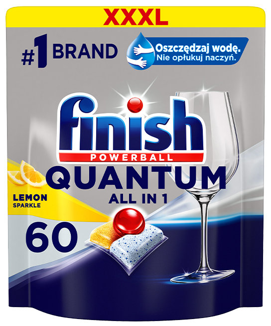 Finish Quantum Max Lemon Tab do zmywarek 60szt 733470_FINISH