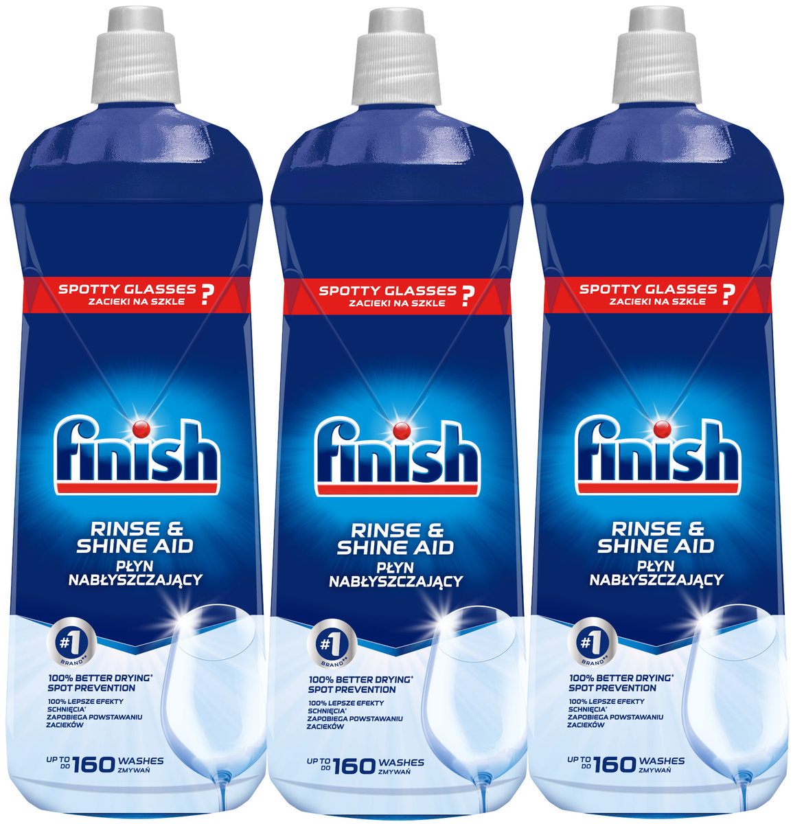 Finish Zestaw Nabłyszczacz Płyn Do Zmywarki 3X800Ml
