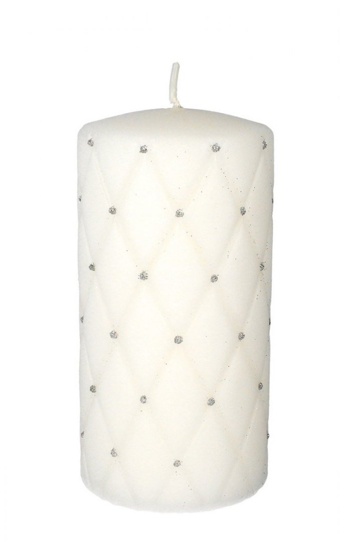 Lumarko Lumarko Świeca Walec Duży Parafin 7xh18cm Biały! BC2995 Mondex