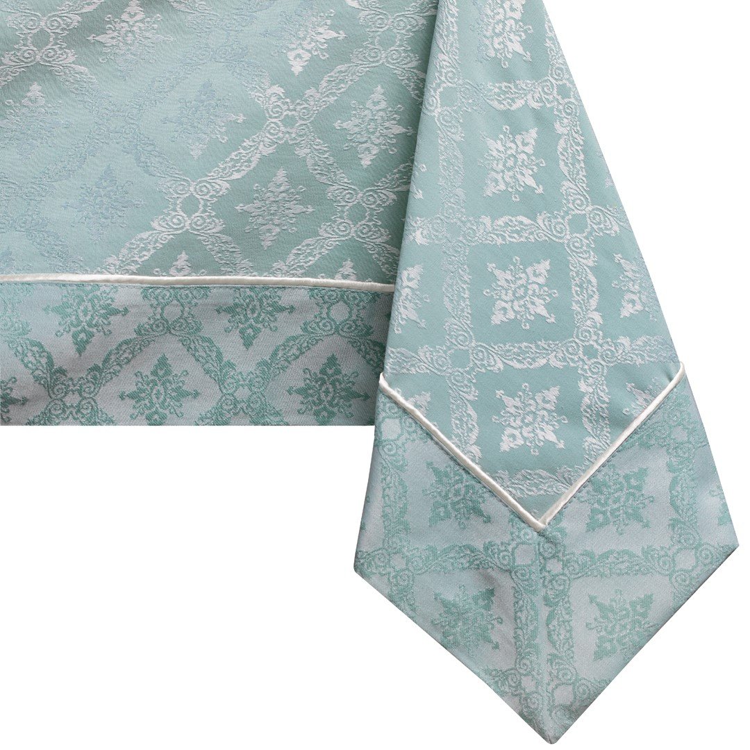 Obrus Maya Miętowy Drukowany Klasyczny 140x500 DecoKing - TCLOTH/DK/MAYA/BRD/PPG/MINT/140X500