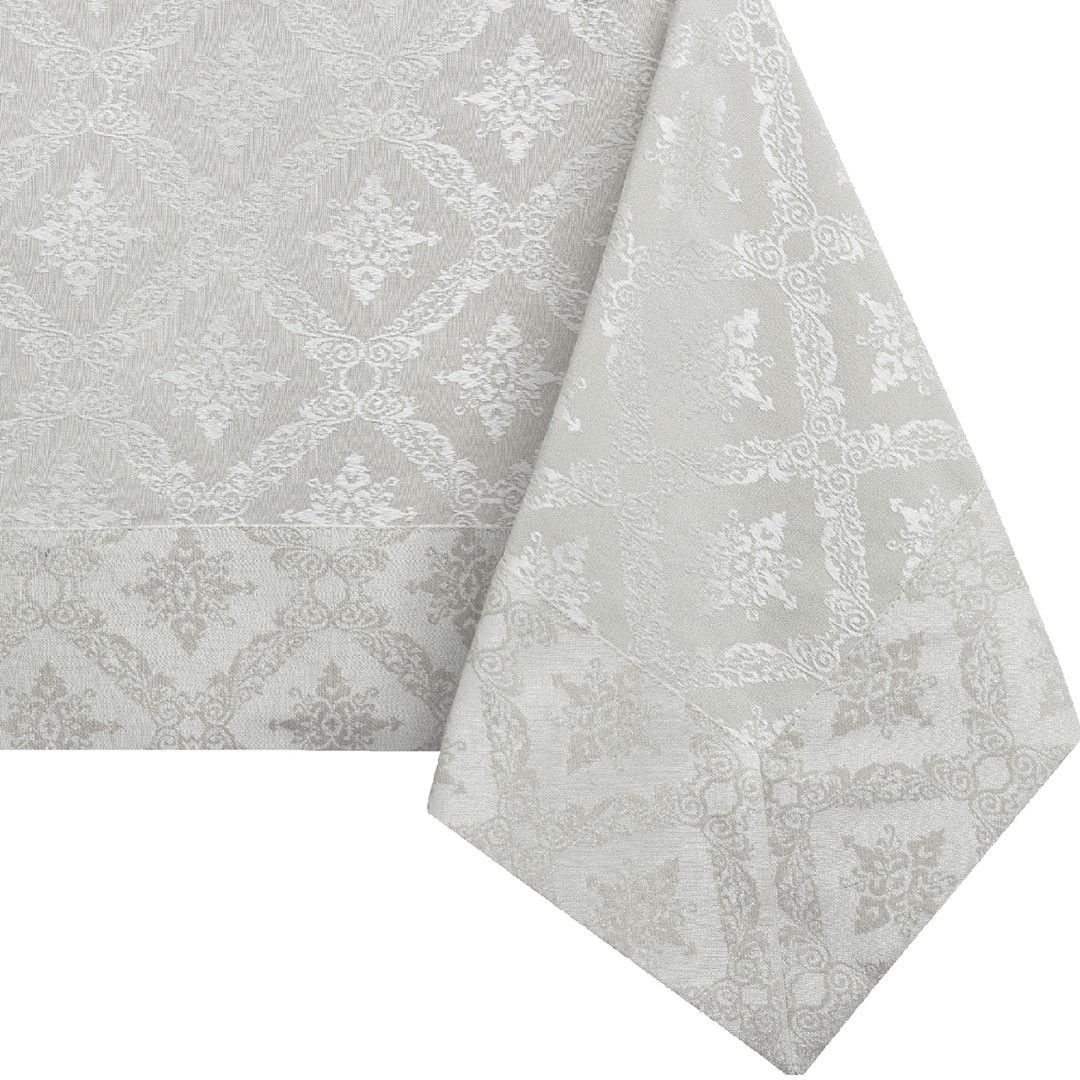 Obrus Maya Beżowy Drukowany Klasyczny 160x220 DecoKing - TCLOTH/DK/MAYA/BRD/LIGHTBEIGE/160X220