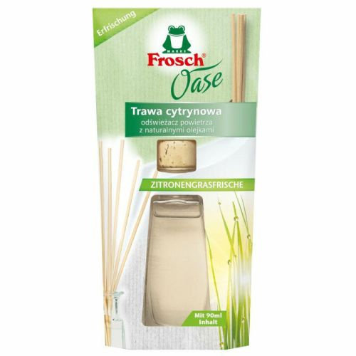 Dr. Beckmann Werner Frosch Dr Emsal Frosch Odświeżacz Powietrza Oase Patyczki Trawa Cytrynowa 90ml.. FROSCH-000953
