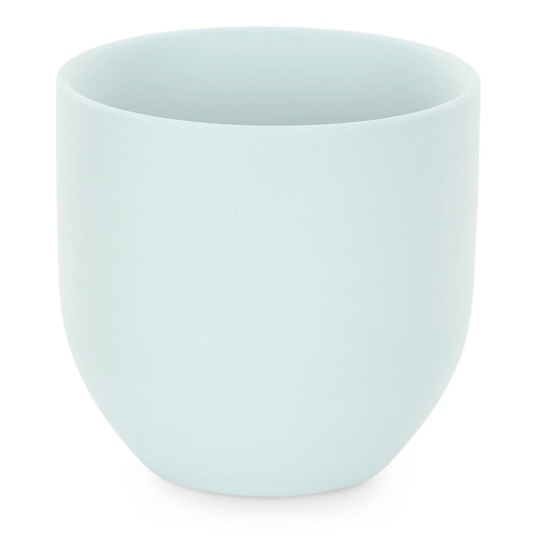 Świecznik SHIRE kolor błękitny styl nowoczesny do wewnątrz ameliahome - CANDLEHOLDER/AH/SHIRE/BABYBLUE/10X9,8