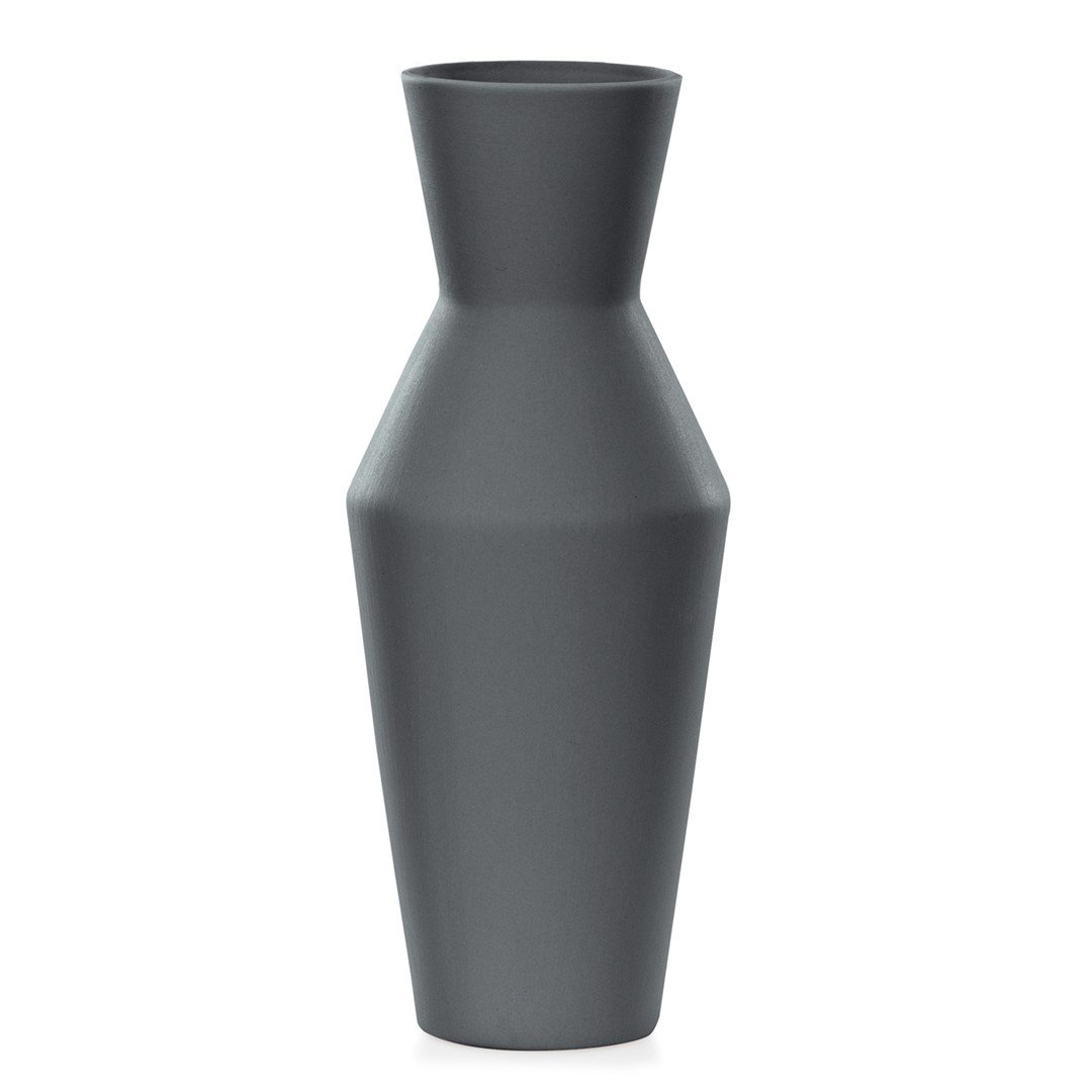 Wazon GIARA kolor czarny styl boho do wewnątrz ameliahome - VASE/AH/GIARA/BLACK/10X24