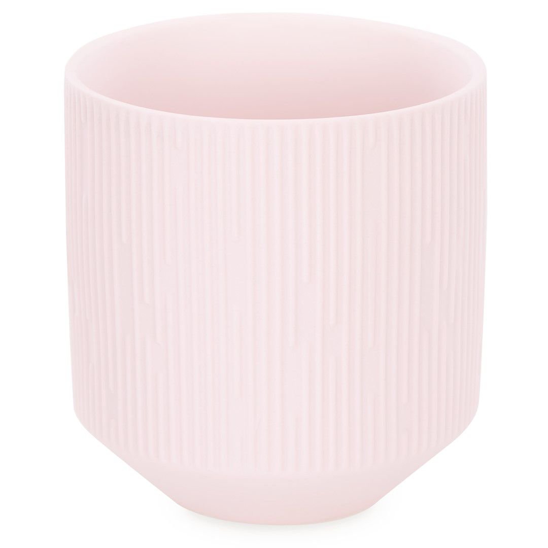 Donica PASO kolor pudrowy róż styl nowoczesny do wewnątrz ameliahome - FLOWERPOT/AH/PASO/POWDERPINK/9X9,8