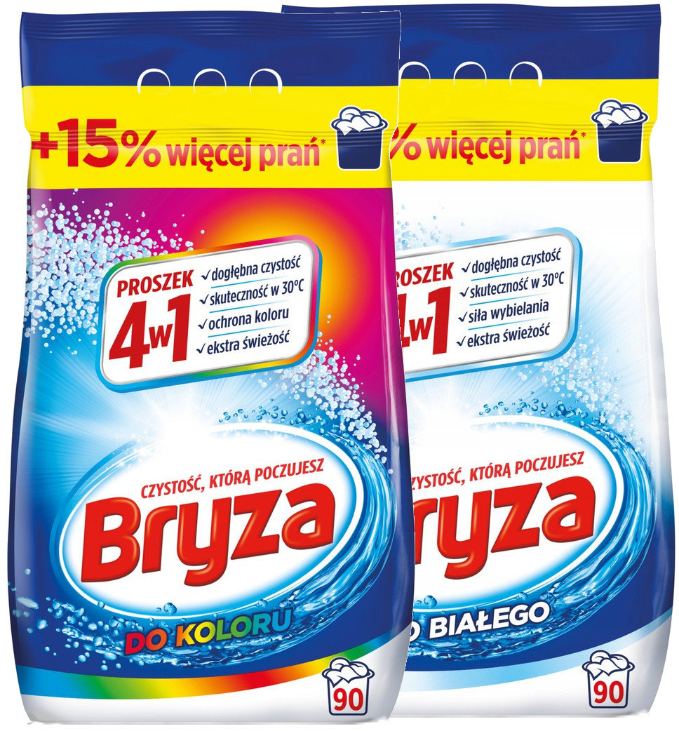 Bryza Vanish Ultra Proszek do Koloru Biel 2 x 6kg