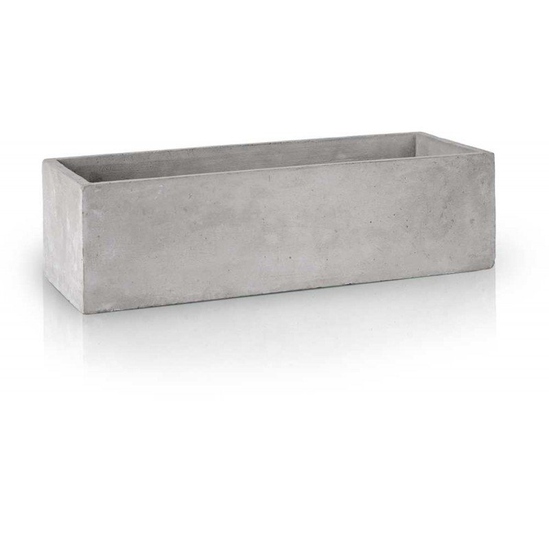 Osłonka doniczki rynna wewnętrzna 32 cm szary beton