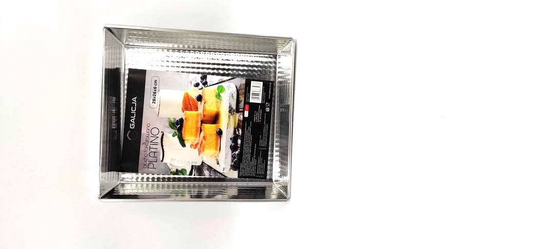 Galicja Blacha do pieczenia fakturowana Platino 28 cm 26 cm 6 cm) Galicja 8747