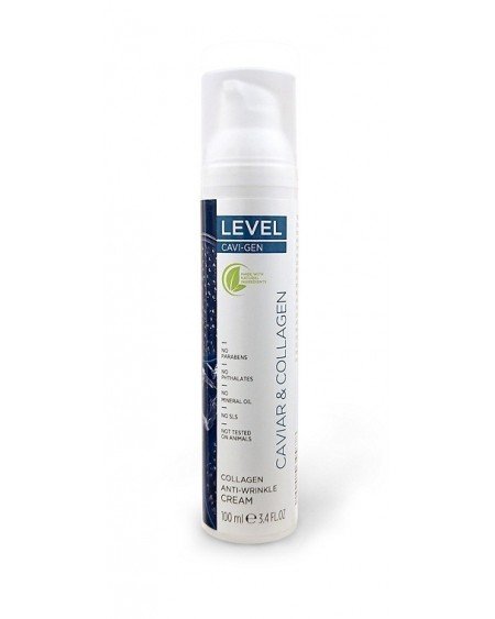 Level, Przeciwzmarszczkowy krem z kolagenem na noc, 100 ml