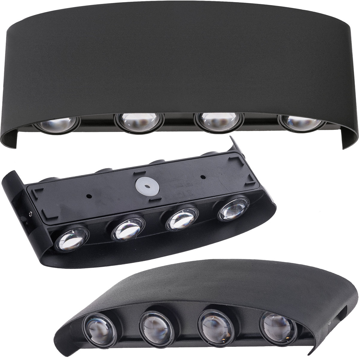 Lampa Elewacyjna Zewnętrzny Led Kinkiet Góra Dół