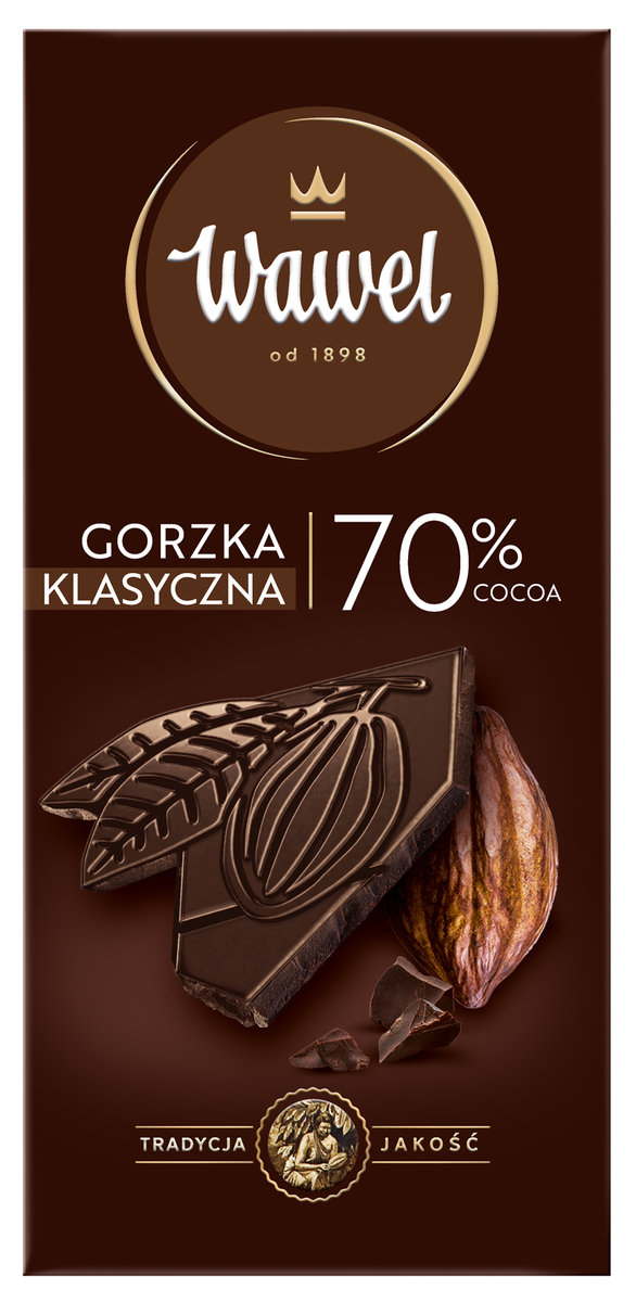 Czekolada Gorzka Premium 70% cocoa 100 g Wawel