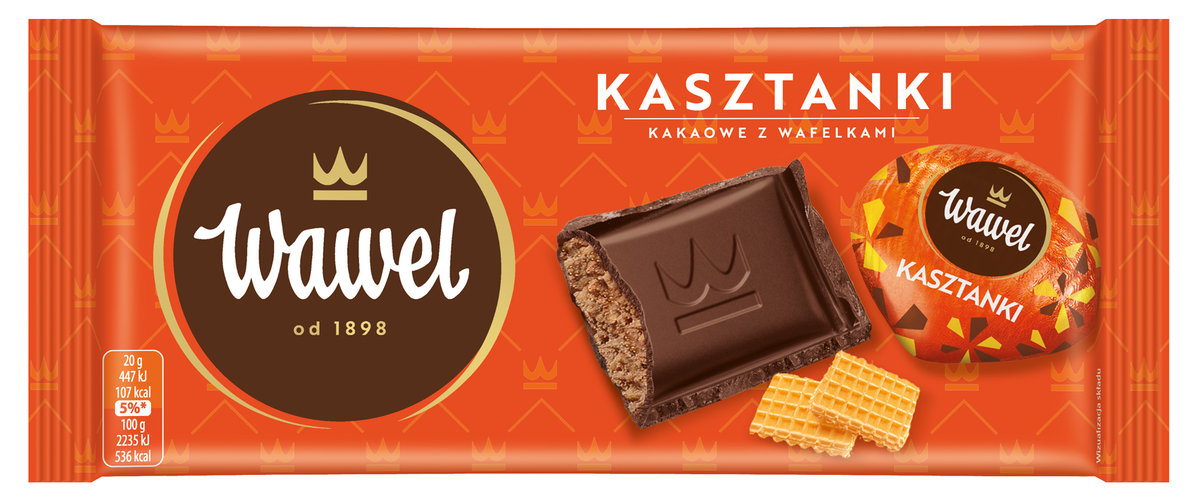 Wawel CZEKOLADA KASZTANKI 100G zakupy dla domu i biura 16463374