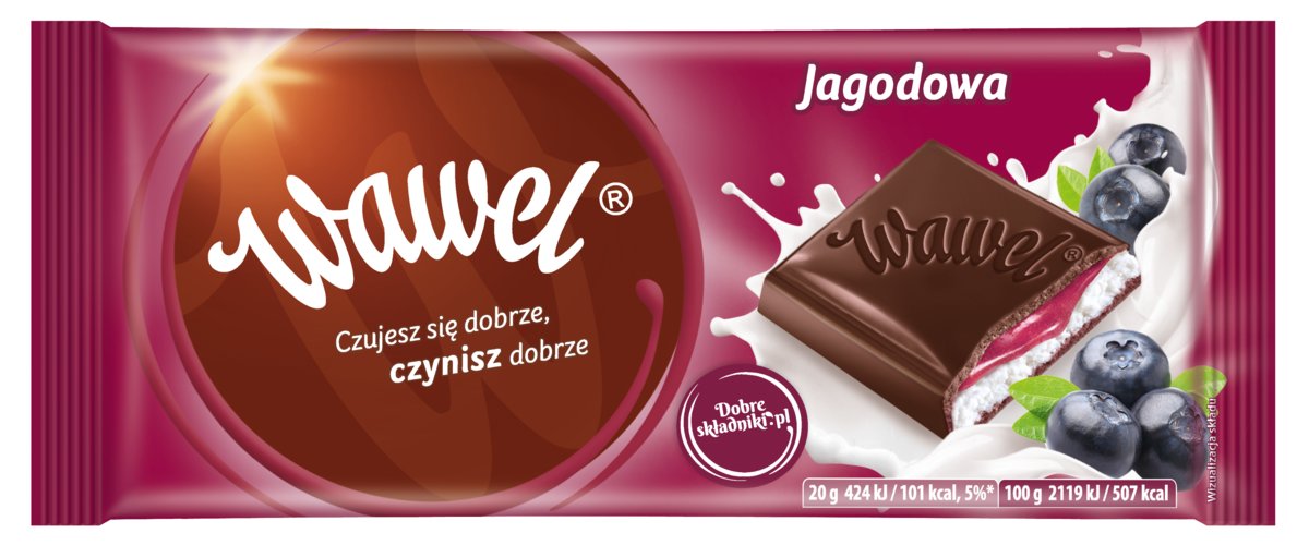 Wawel CZEKOLADA JAGODOWA 100G