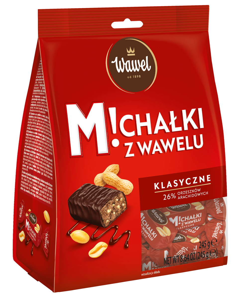 Wawel, cukierki Michałki z Wawelu klasyczne, 245 g