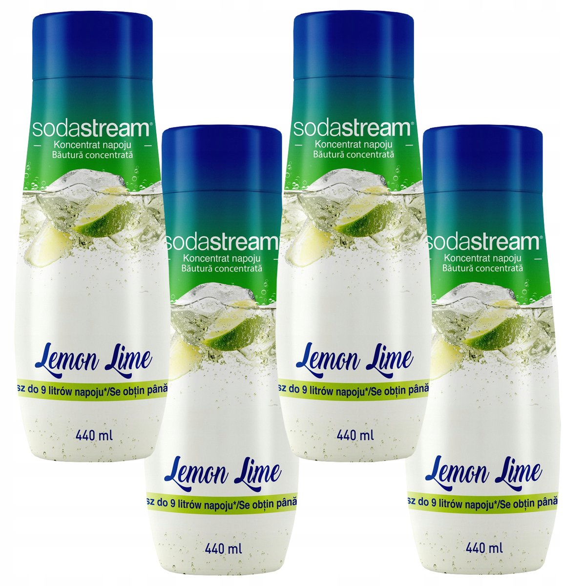 Syrop koncentrat SodaStream Cytryna limonka 4 szt.