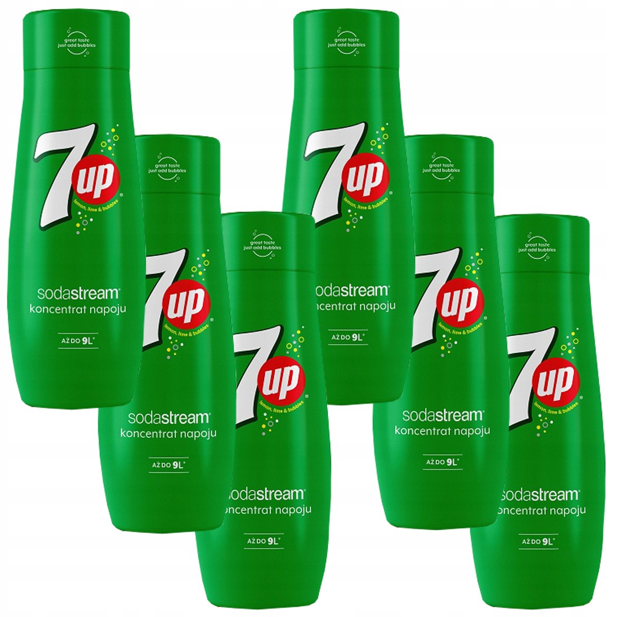 Syrop koncentrat SodaStream saturator 7up 6 szt.