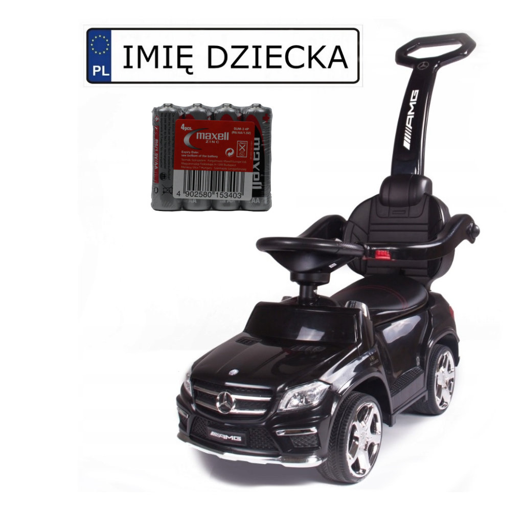 Ultimar Jeździk pchacz bujak Mercedes GL63 AMG 5w1 różowy 12