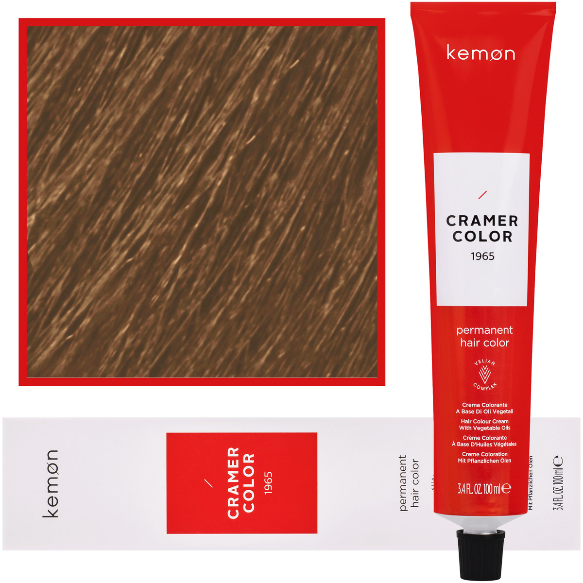 Kemon, Cramer Color, Kremowa farba do włosów z olejkami roślinnymi 9,000 Bardzo Jasny Super Naturalny Blond, 100 ml