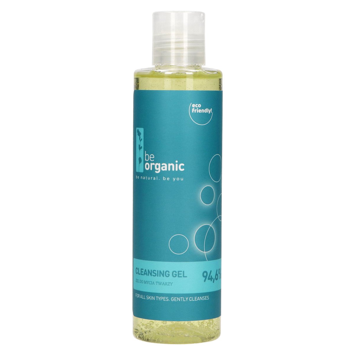 Be Organic, Łagodny żel do mycia twarzy, 200 ml