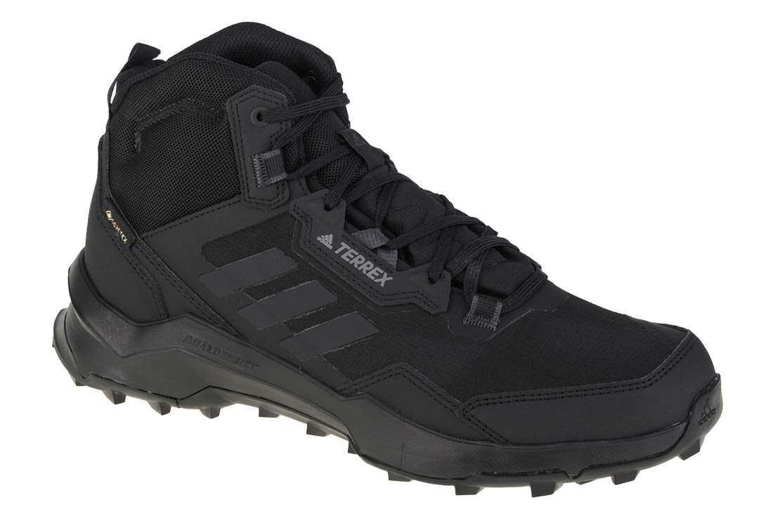 Adidas TERREX TERREX AX4 Mid Gore-Tex Hiking Shoes Men, czarny/szary UK 7 | EU 40 2/3 2022 Trapery turystyczne FY9638-A0QM-7