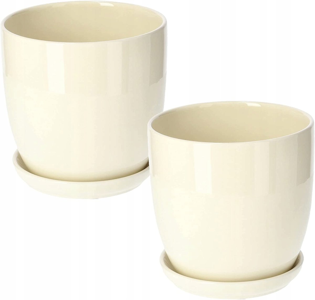 2X Doniczka 17 Donica Osłonka Ceramiczna Podstawka