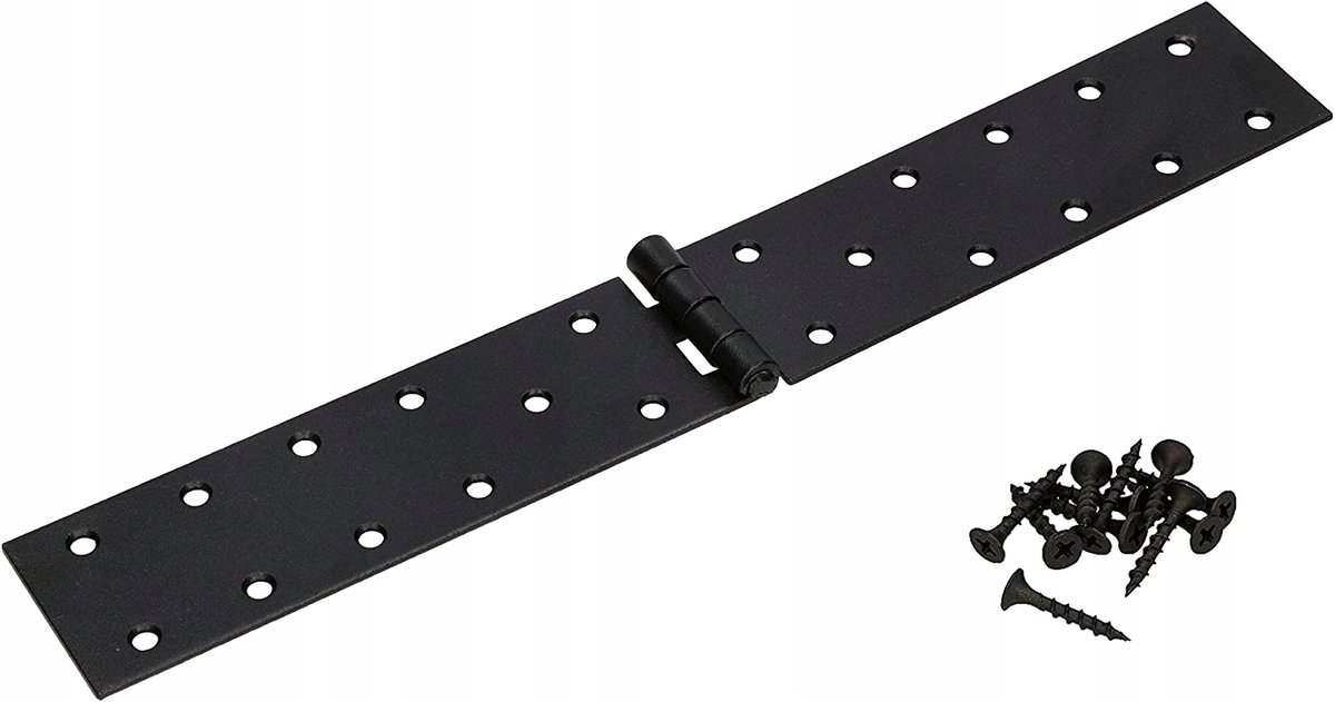 Zawias 300 Budowlany Splatany Skrzyń Drzwi Czarny