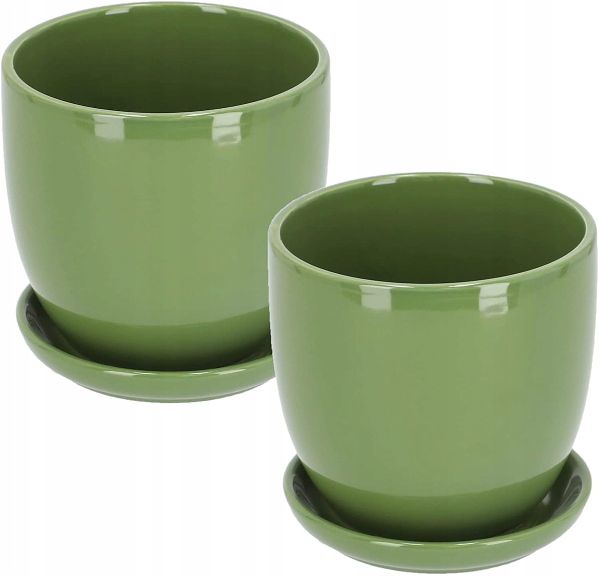 2X Doniczka 20 Donica Osłonka Ceramiczna Podstawka