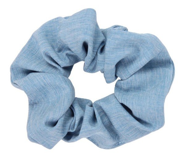 Donegal, Gumka Scrunchie błękitna FA-5869, 1 szt.