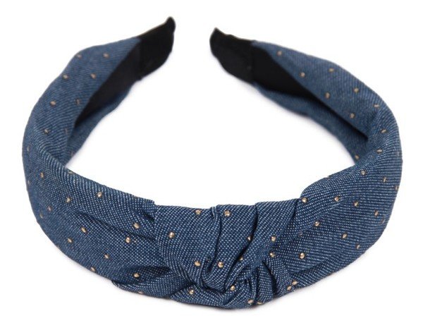 Donegal, Opaska do włosów denim FA-5866, 1 szt.