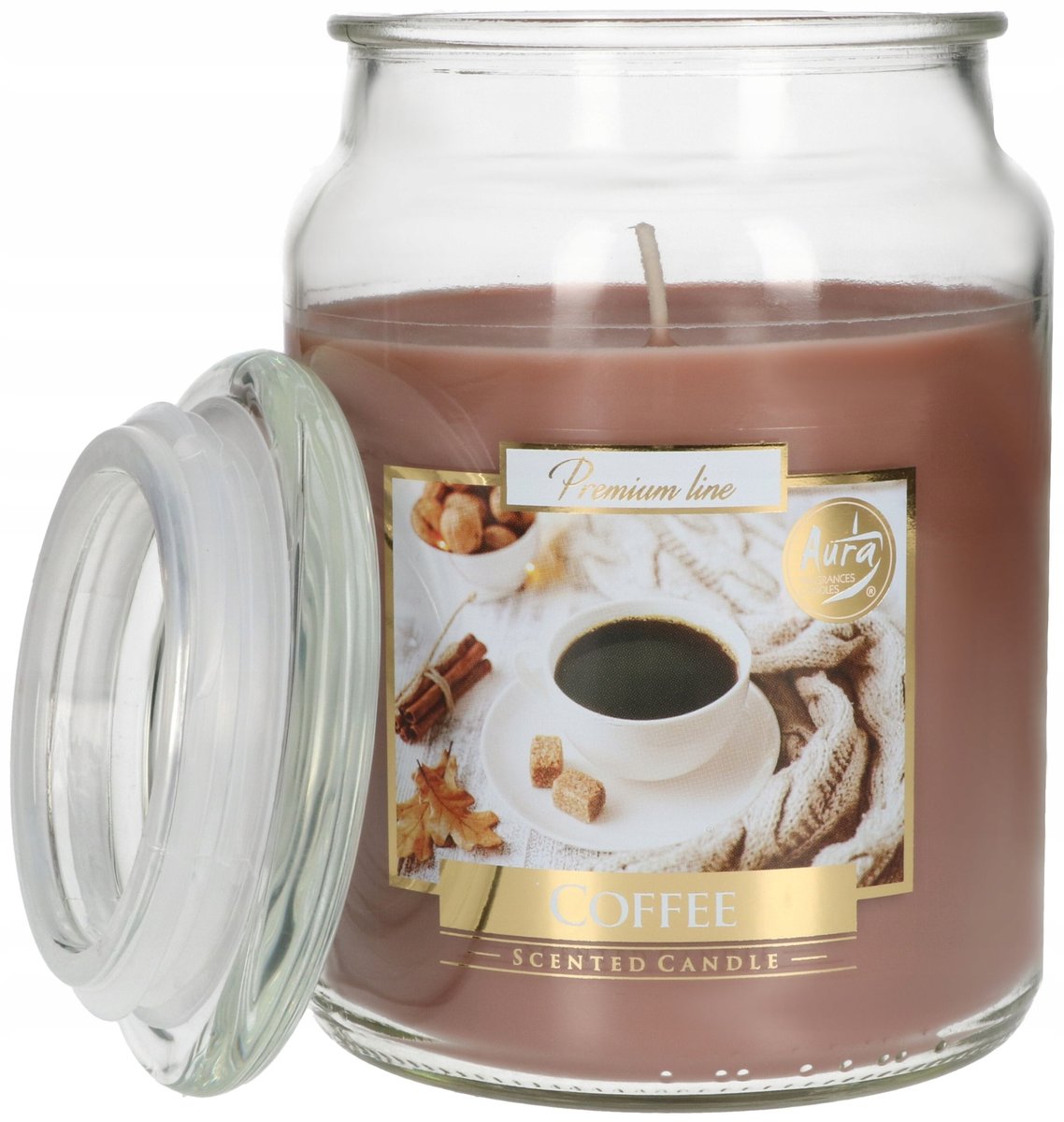 Świeca 100H Świeczka Duża Zapachowa W Szkle Słoiku