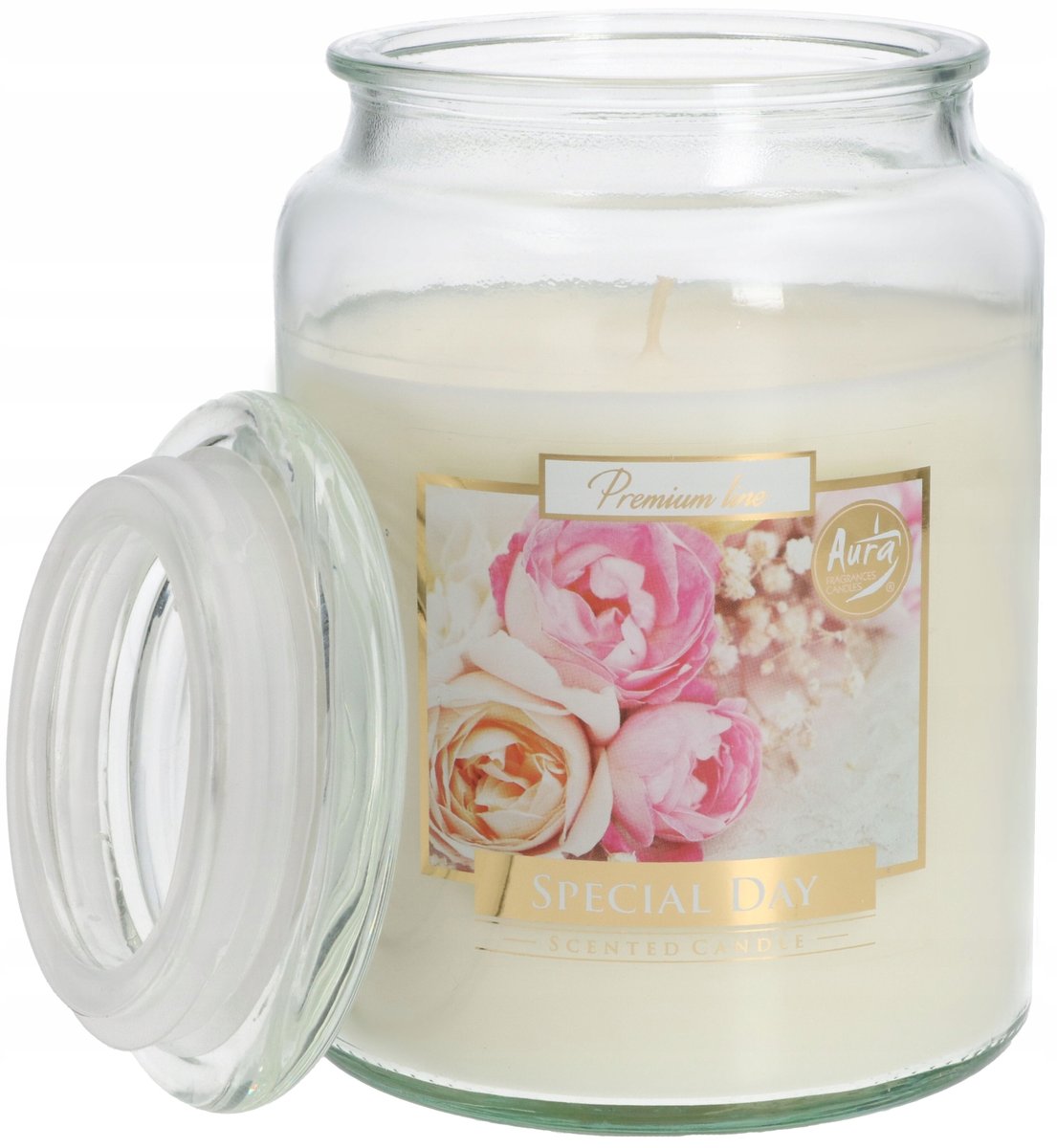 Świeca 100H Świeczka Duża Zapachowa W Szkle Słoiku