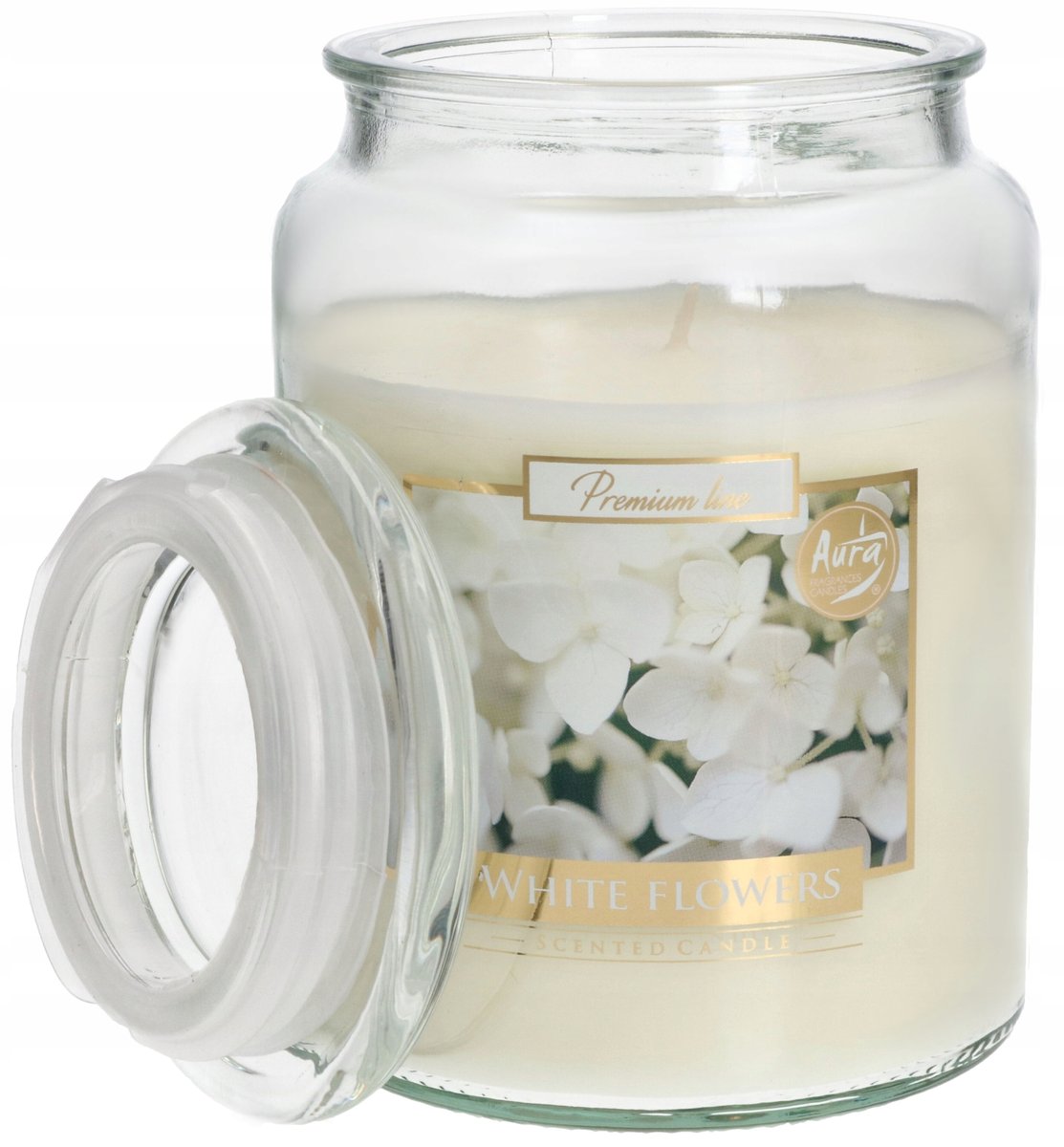 Świeca 100H Świeczka Duża Zapachowa W Szkle Słoiku