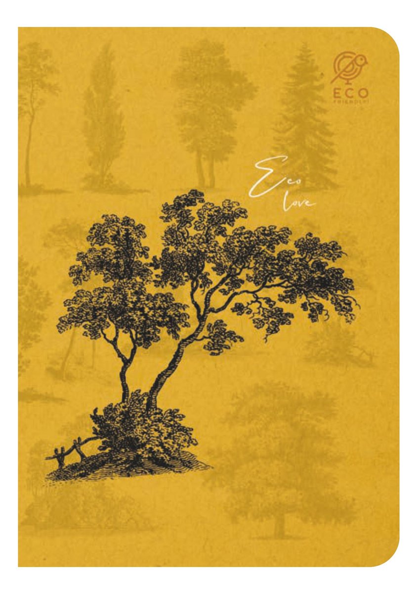 Zeszyt A5/80K kratka By Nature - Forrest (10szt) - Elanders