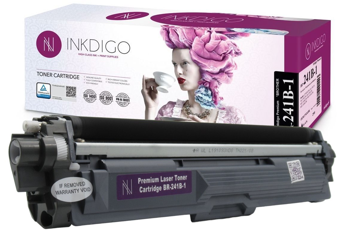 INKDIGO Tn-241B zgodny Toner do Brother DCP-9015 HL-3140 MFC-9130 Czarny