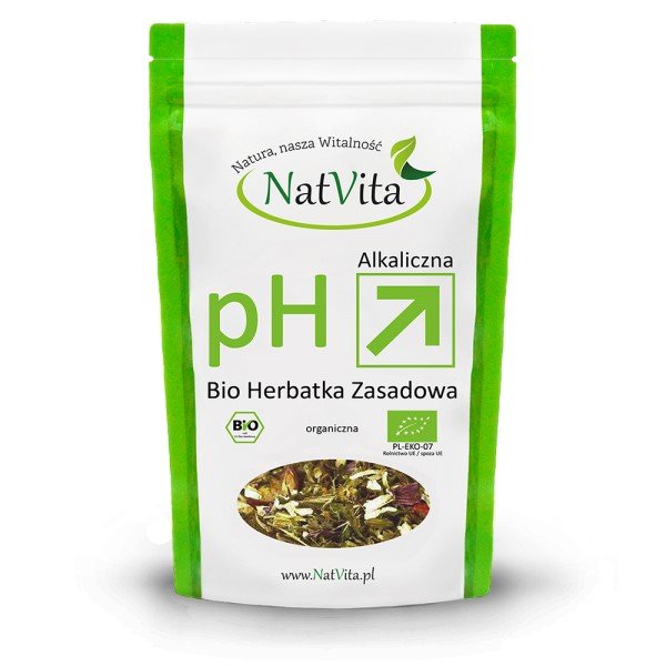 NatVita Herbatka ph zasadowa 90 g Bio