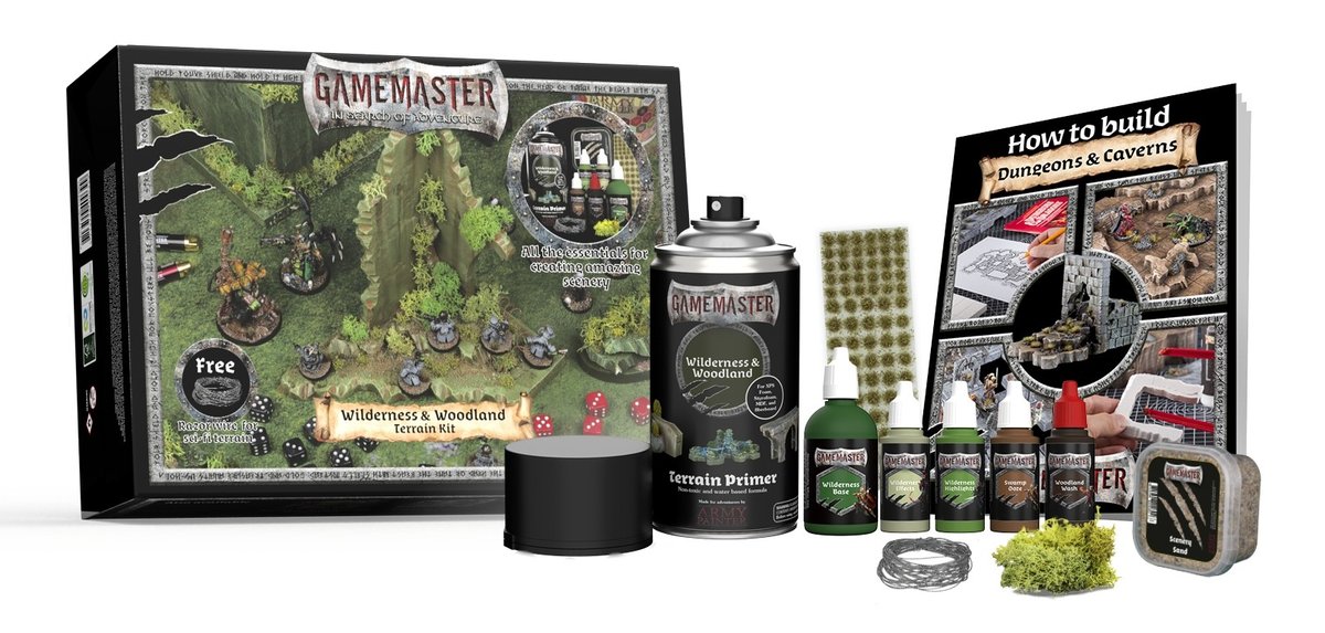 Army Painter GameMaster - Wilderness & Woodlands Terrain Kit