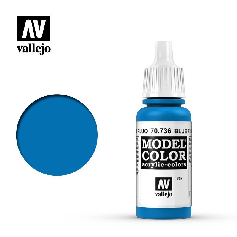 VALLEJO Farba Nr209 Blue 17mlfluorescencyjna