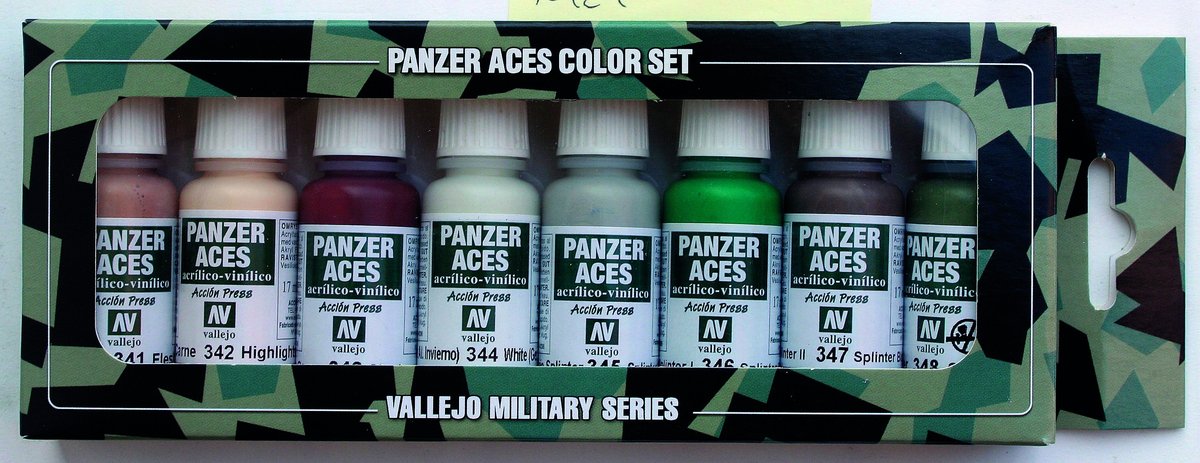 Vallejo 8 Farb - Skintones, white,... - zestaw 6 panzer aces 70129