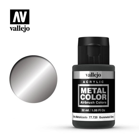 Vallejo Metal Color Gunmetal Grey 32ml 77.720