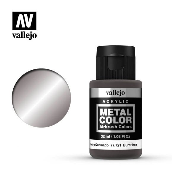 Vallejo Metal Color - Burnt Iron / 32ml 77721