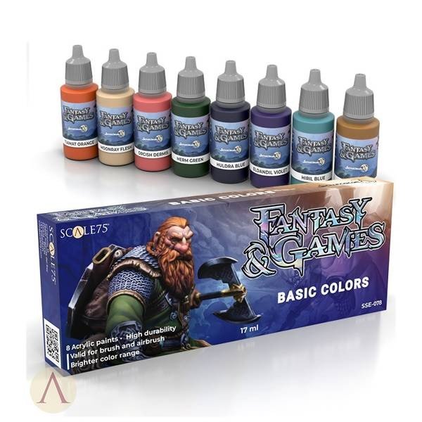 Scale 75 Fantasy & Games - Paint Set - Basic Colors