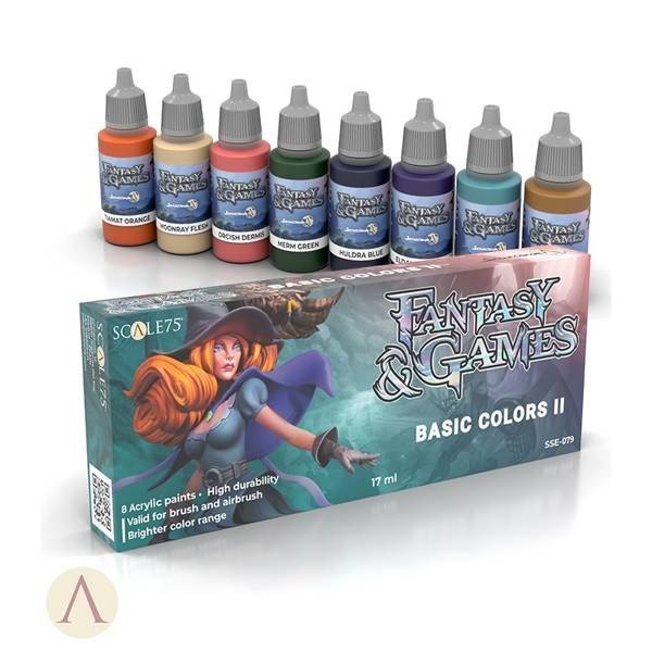 Scale 75 Fantasy & Games - Paint Set - Basic Colors II