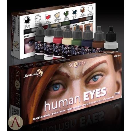 Scale 75 Human Eyes Paint Set